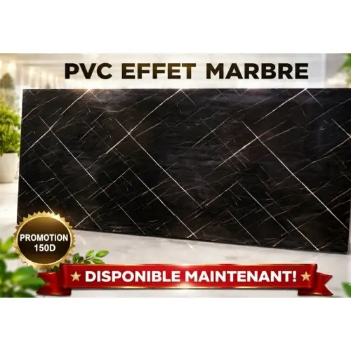 PANNEAUX PVC NOIRE